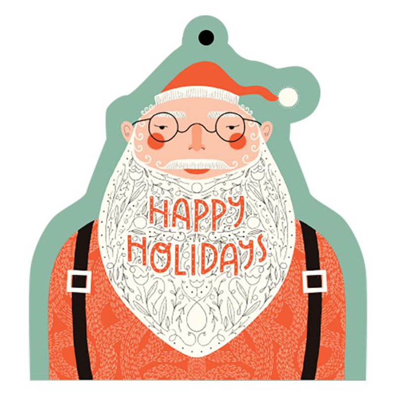 Gift Tags 8ct Santa
