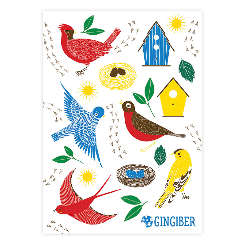 Sticker Sheet Birdie