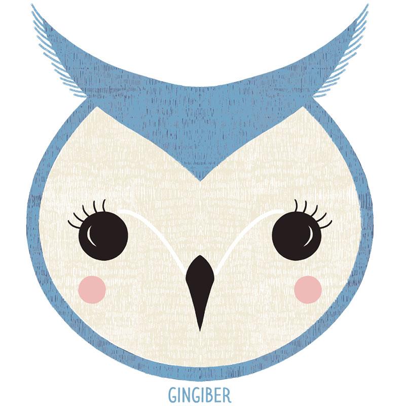 Sticker Woodland Owl 