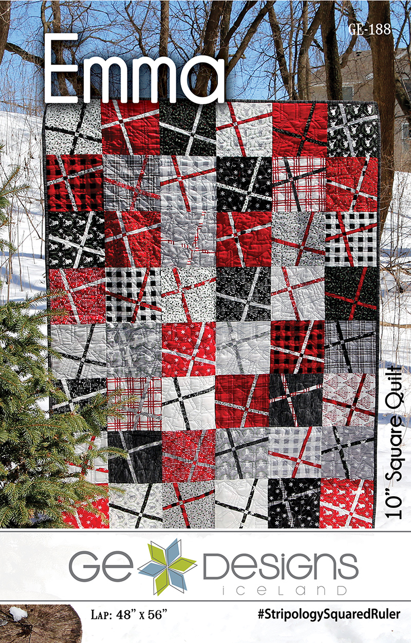 Emma - Quilt Pattern, zoomed in. Select this picture to zoom back out.