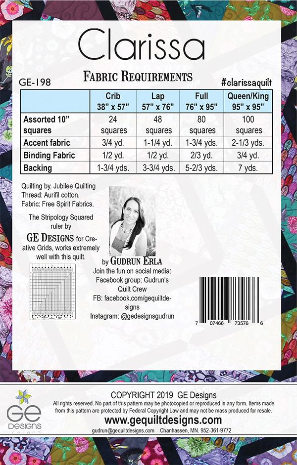 Clarissa - Quilt Pattern