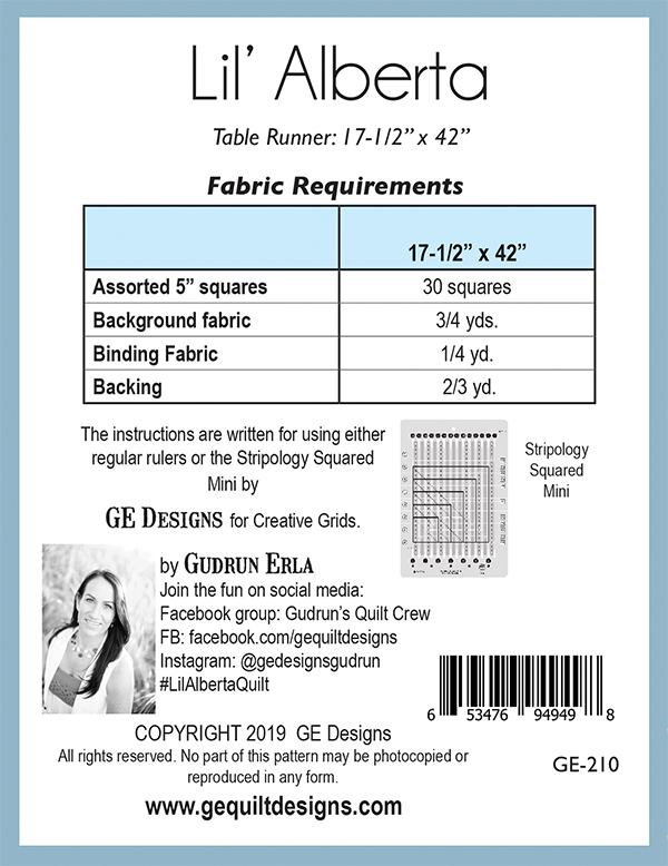 Lil' Alberta - Quilt Pattern