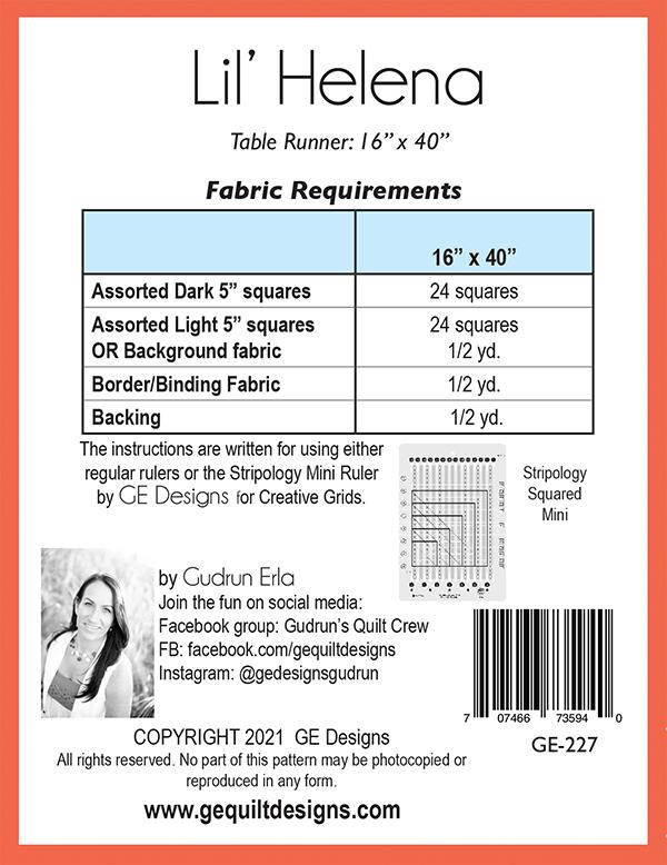 Lil Helena - Quilt Pattern