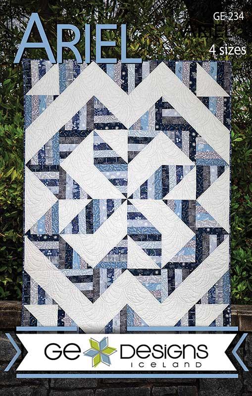 Ariel - Quilt Pattern, zoomed in. Select this picture to zoom back out.