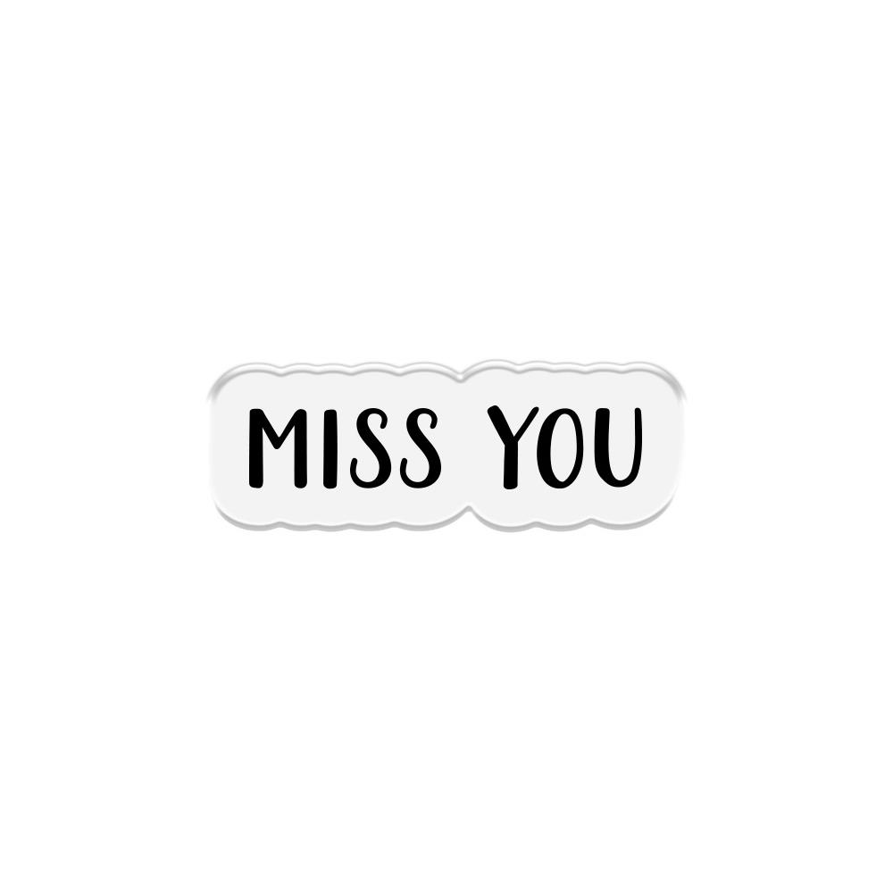 Hello - Miss You - Stamp and Die Set