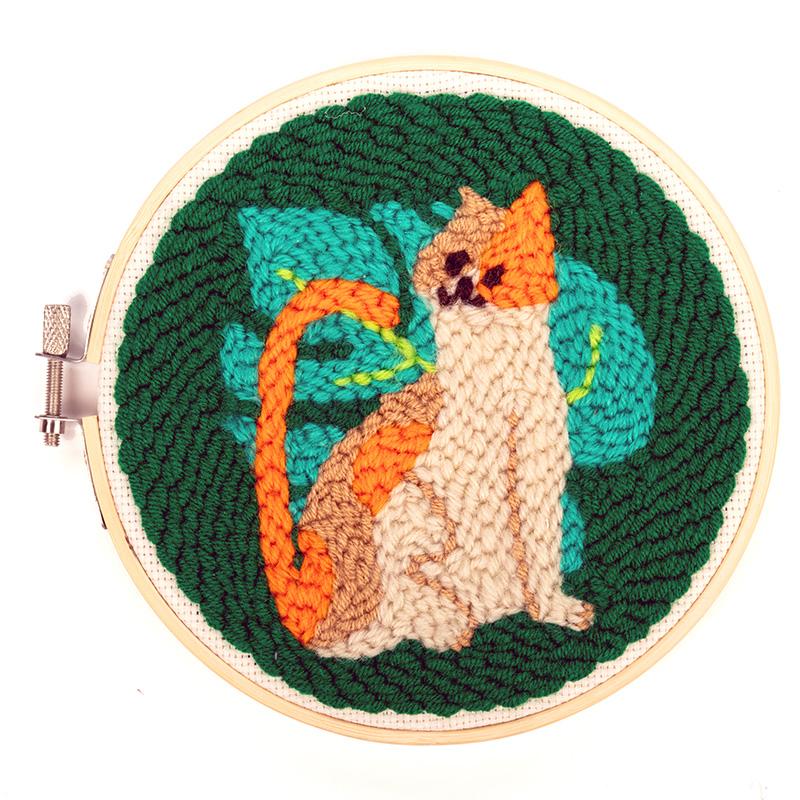 Cat - Punch Needle Kit