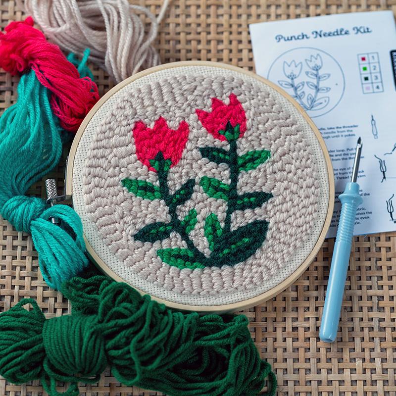 Tulips - Punch Needle Kit