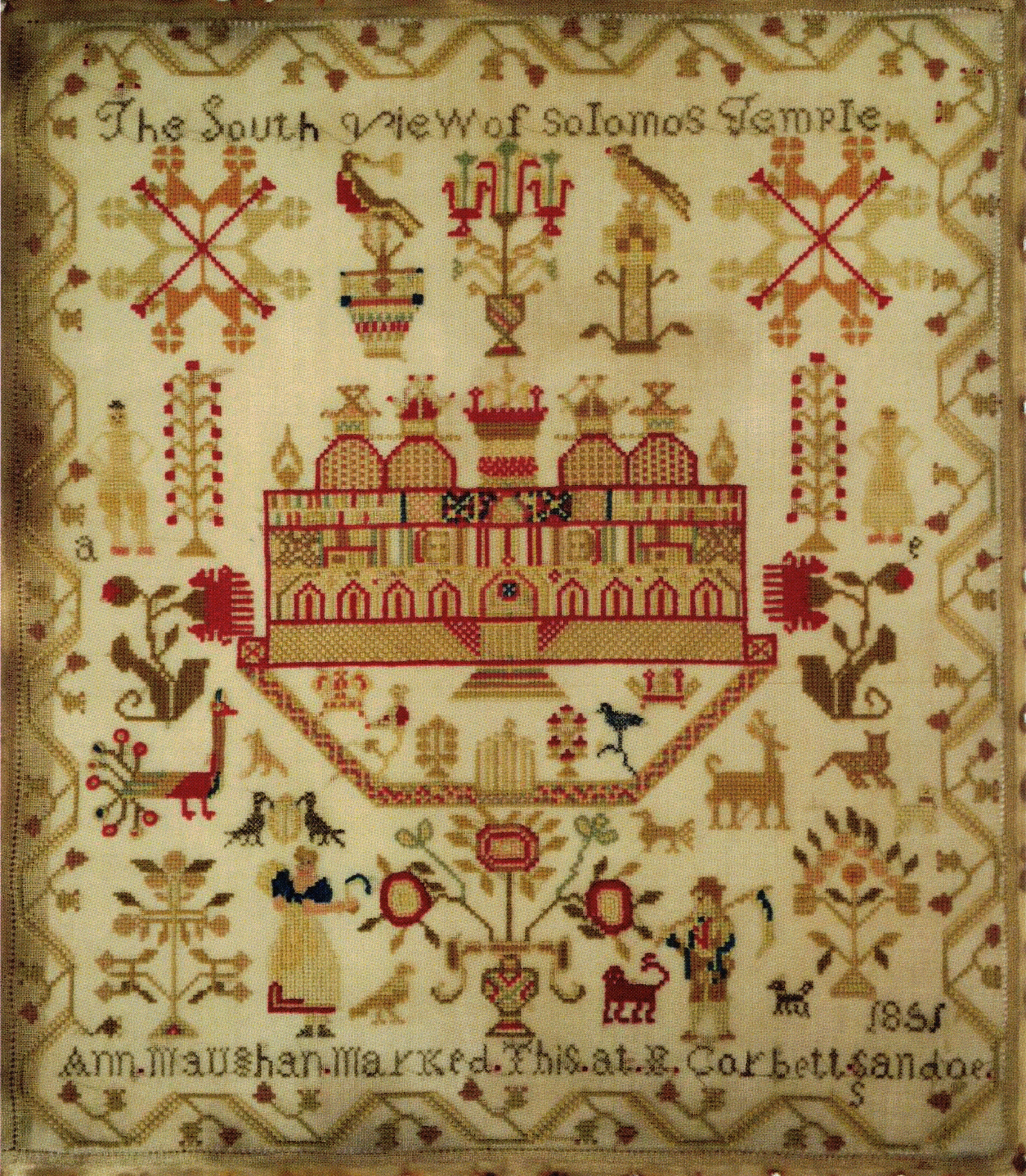 Ann Maughan 1851 - Cross Stitch Pattern