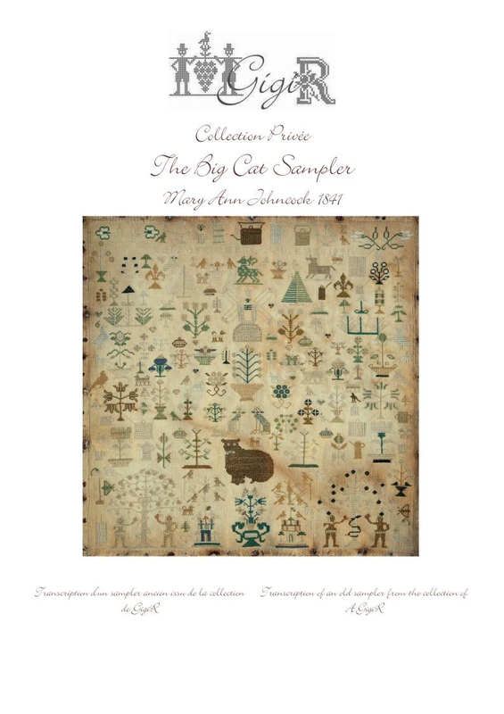 The Big Cat Sampler - Mary Ann Johncock 1841