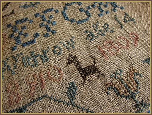 Margret Withrow Age 14 1809 - Cross Stitch Pattern