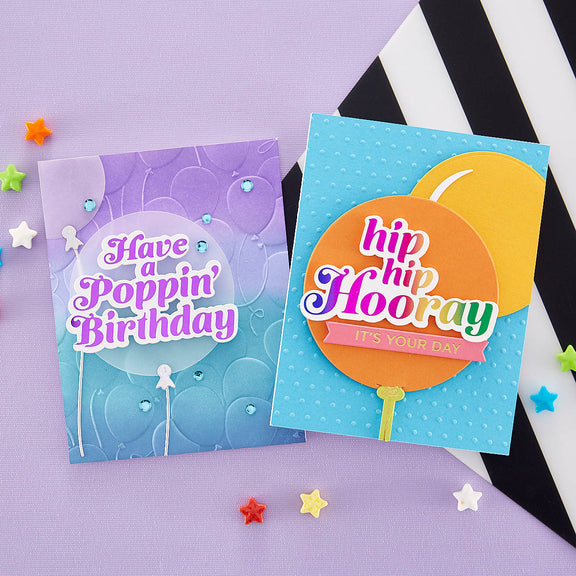 Glimmering Hooray - Hot Foil Plate & Die Set