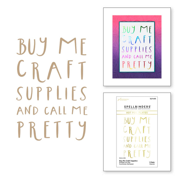 Buy Me Craft Supplies - Glimmer Hot Foil Plate