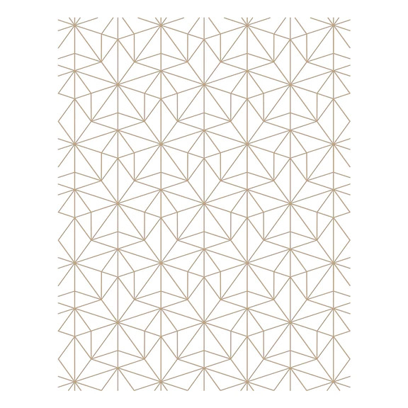 Glimmer Monoline Stars - Christmas Hot Foil Plate