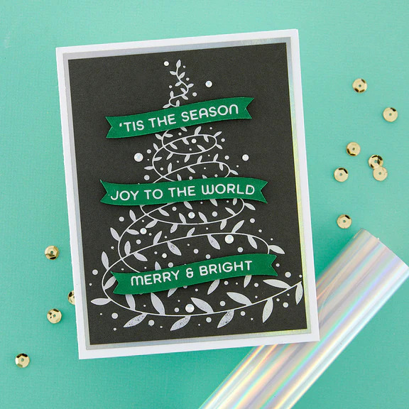 Comfort & Joy Sentiments - Christmas Hot Foil Plate And Die