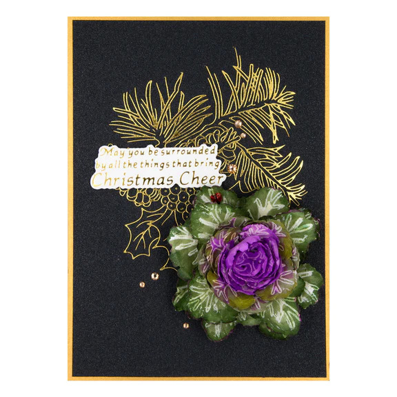 Winter Bough - Hot Foil Plate 