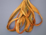 Gloriana 4mm Silk Ribbon #076 - Apricot Grove, zoomed in. Select this picture to zoom back out.