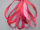 Gloriana 4mm Silk Ribbon #091 Raspberry Parfait, zoomed in. Select this picture to zoom back out.