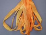 Gloriana 4mm Silk Ribbon #095 Opulent Orange, zoomed in. Select this picture to zoom back out.