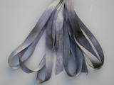 Gloriana 7mm Silk Ribbon #001 - Charcoal