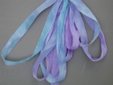 Gloriana 7mm Silk Ribbon #085 - Delphinium, zoomed in. Select this picture to zoom back out.