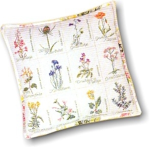 Wild Flowers Cushion - Cross Stitch Kit
