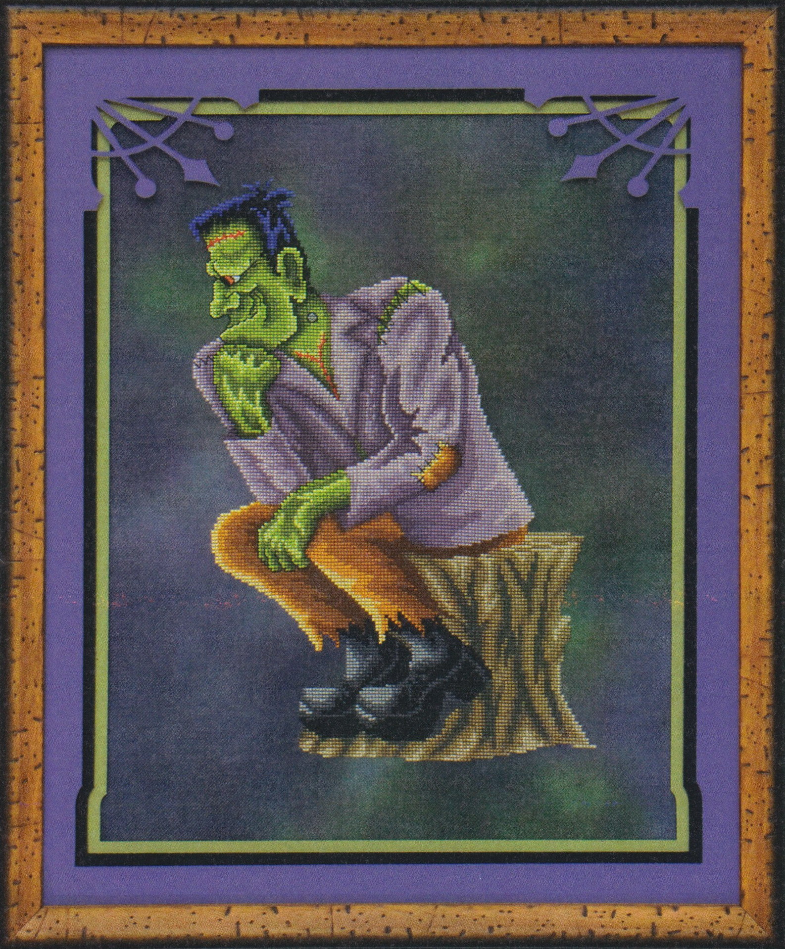 Franky the Thinker - Cross Stitch Pattern