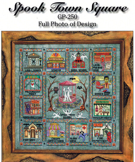Spook Town Square Part One - Cross Stitch Pattern