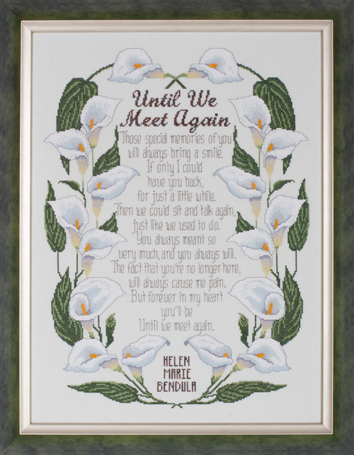 Until We Meet Again - Cross Stitch Pattern