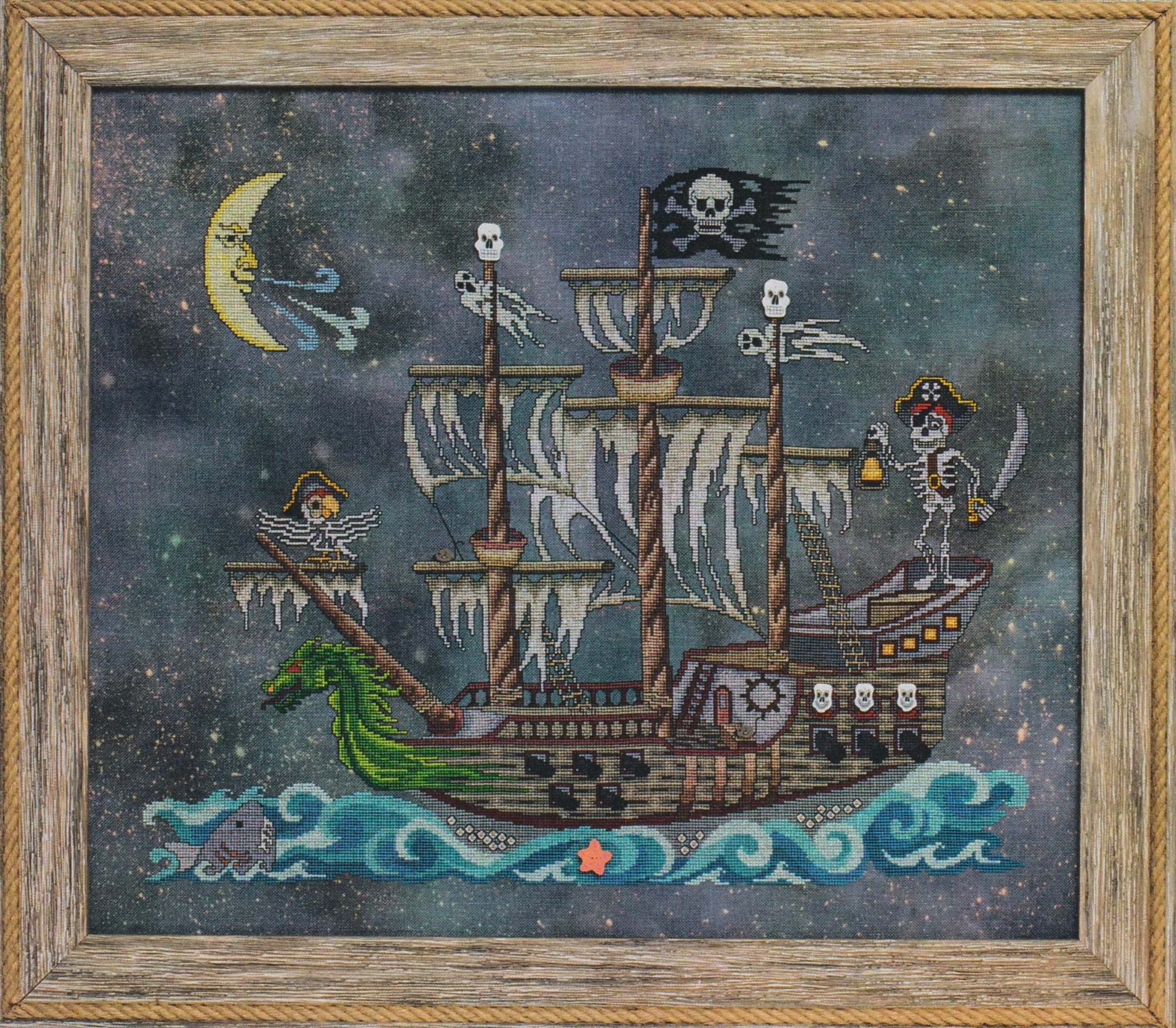 Poltergeist Pirates - Cross Stitch Pattern