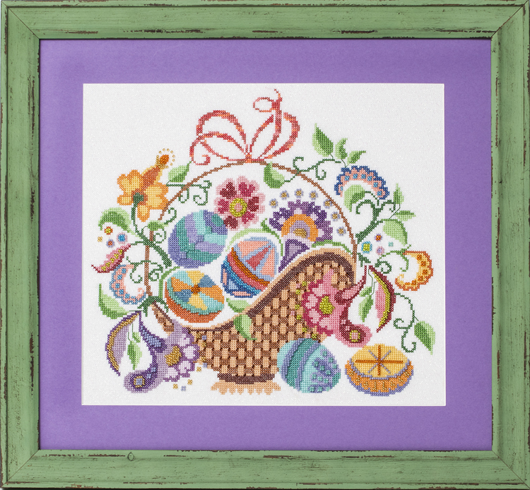 Hungarian Folk Art No 4 - Cross Stitch Pattern