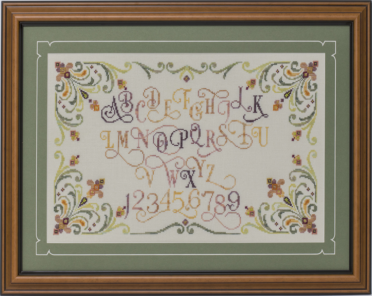 Elphabet Elegance - Cross Stitch Pattern