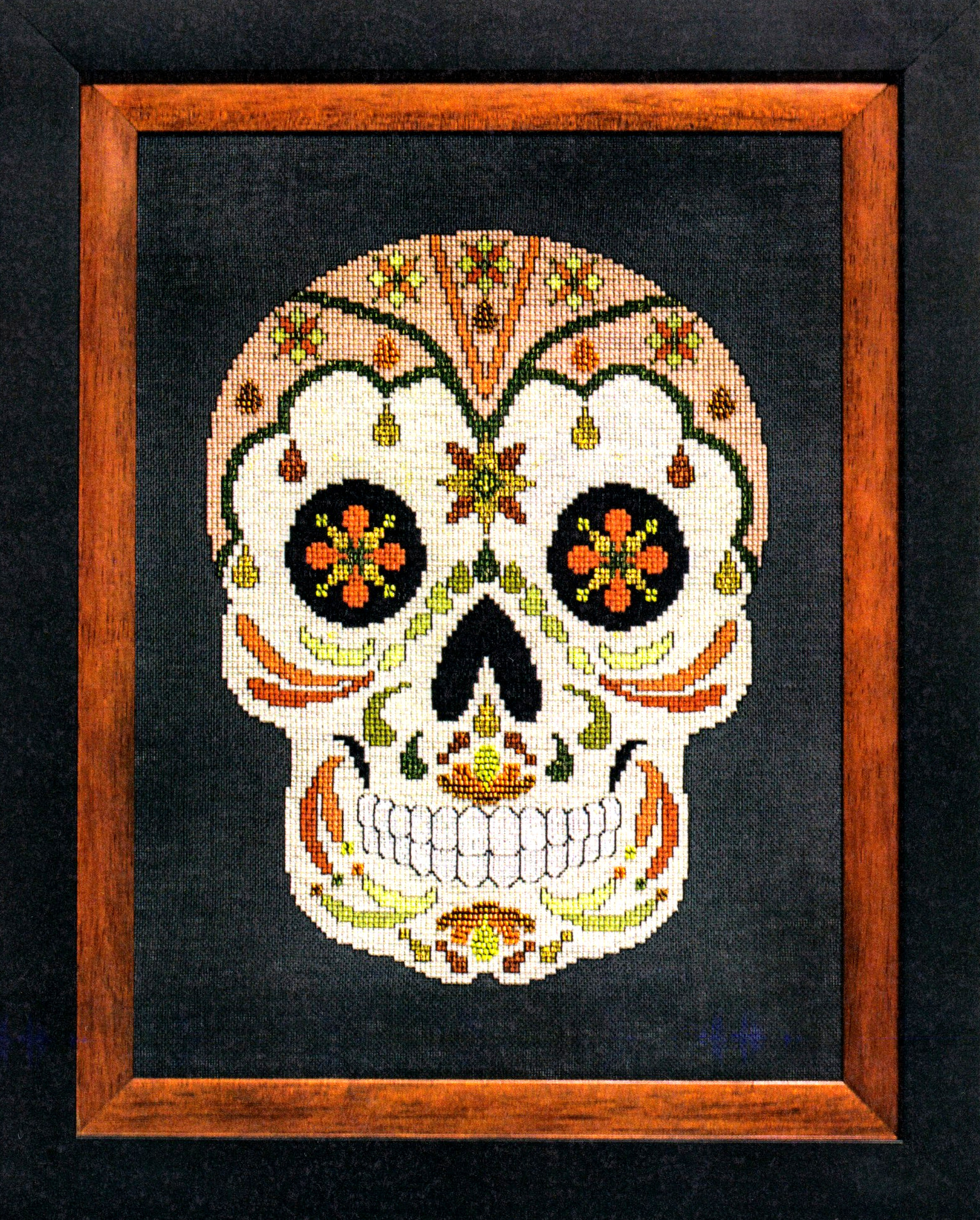 Sugar Skull No 4 -  Halloween Cross Stitch Pattern
