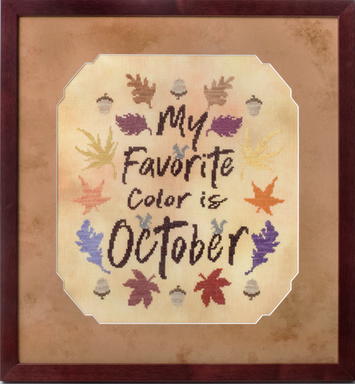 My Favorite Color - Cross Stitch Pattern