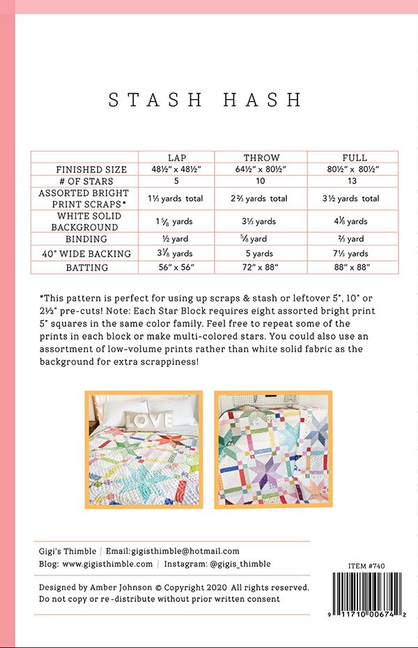 Stash Hash - Quilt Pattern
