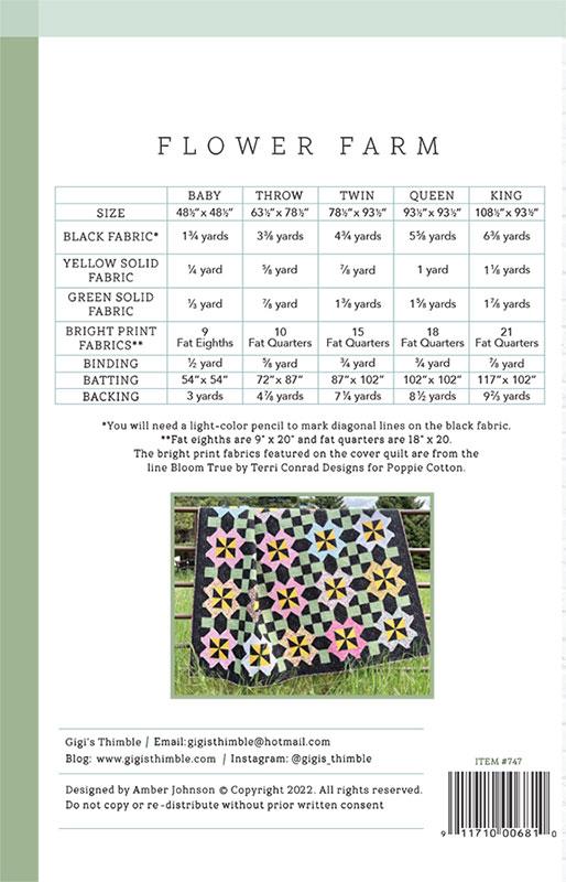 Flower Farm - Quilt Pattern