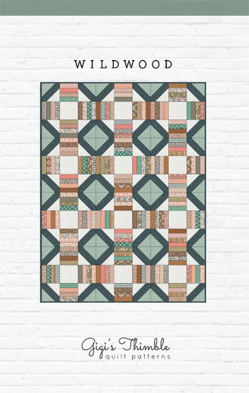 Wildwood - Quilt Pattern, zoomed in. Select this picture to zoom back out.