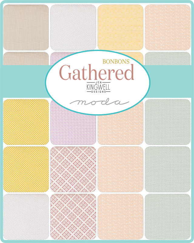 Gathered Bonbons Lilac - Quilt Fabric