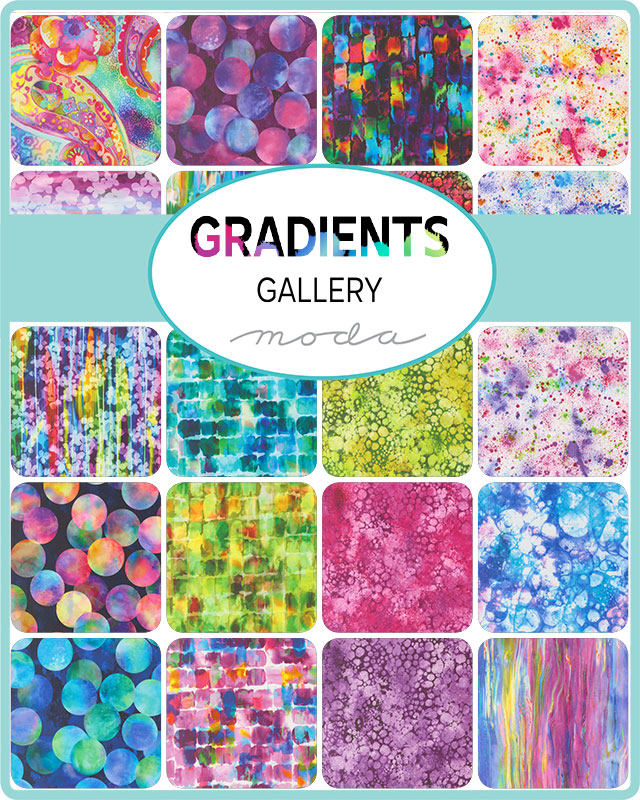 Gradients Gallery Quilting Cuddle Bubble Blue - Quilt Fabric