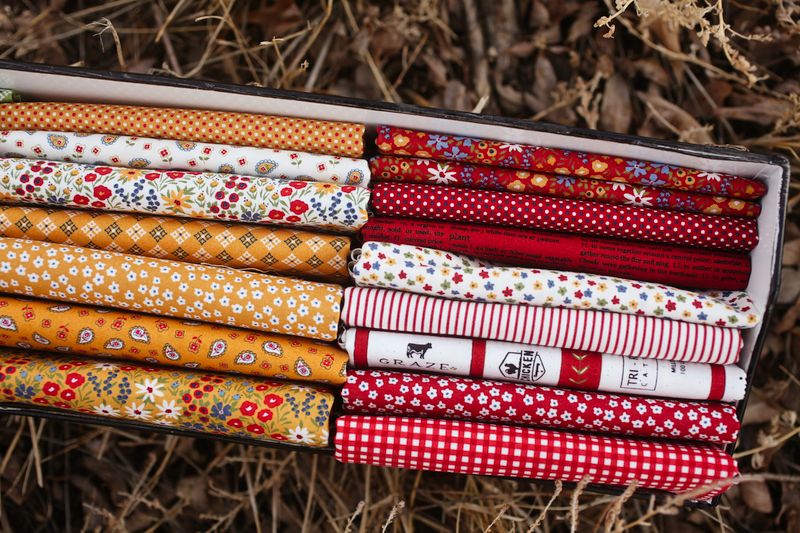 Graze Blue Ribbon Sunshine - Quilt Fabric