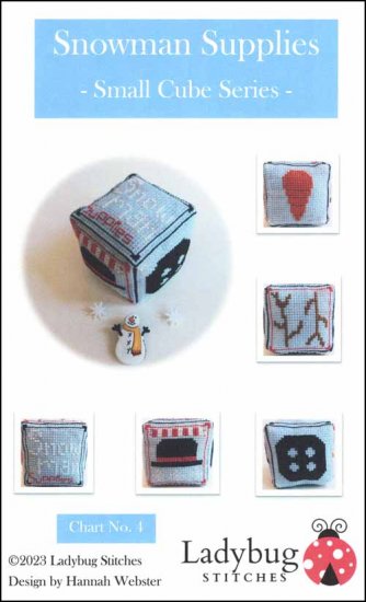 Snowman Supplies - Small Cube Series - Cross Stitch Pattern