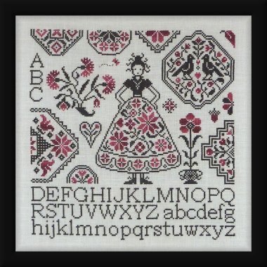 My Lady's Quaker - Cross Stitch Pattern