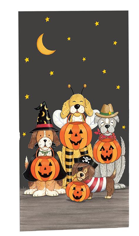 Terry Towel Halloween Pups