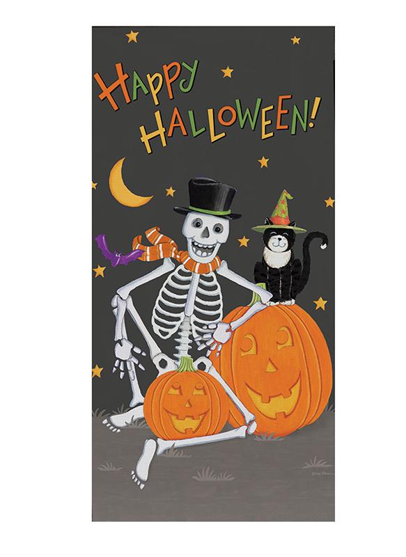Terry Towel Halloween Skeleton