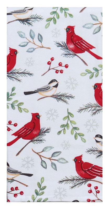 Terry Towel Winter Cardinal Toss 