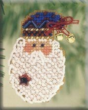 Kris Kringle 2001 - Beaded Cross Stitch Kit