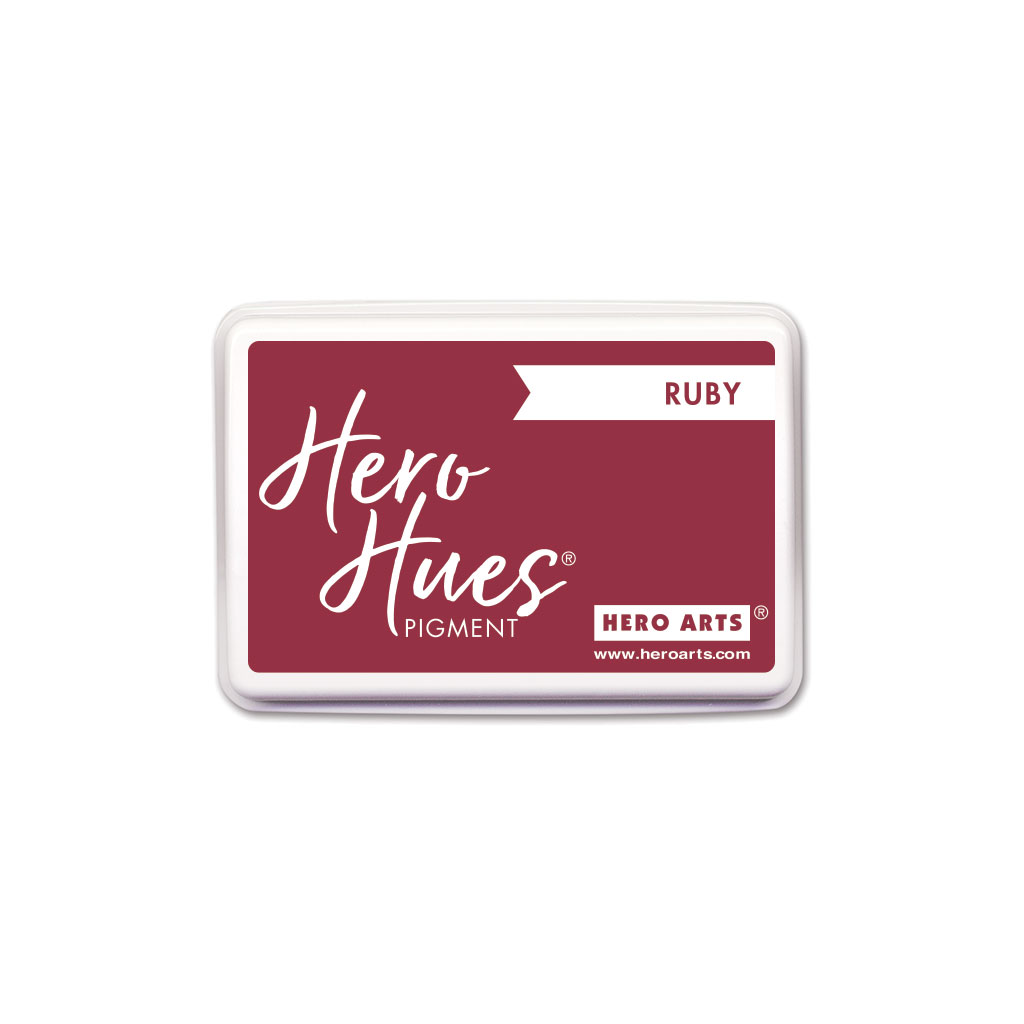 Hero Hues Ruby Pigment Pad - Ink Pad