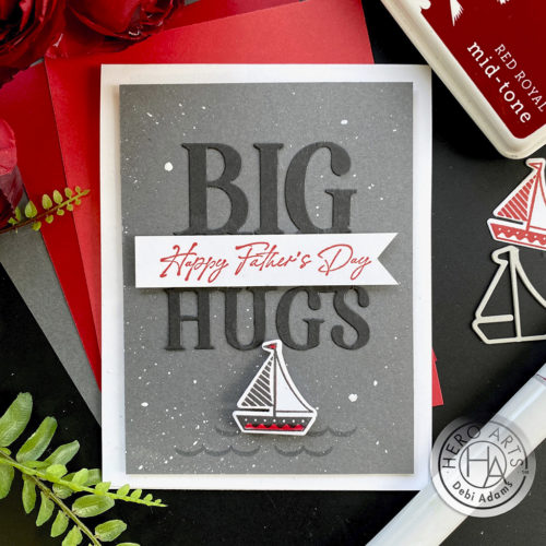 Handwritten Father's Day - Wood Mounted Stamp