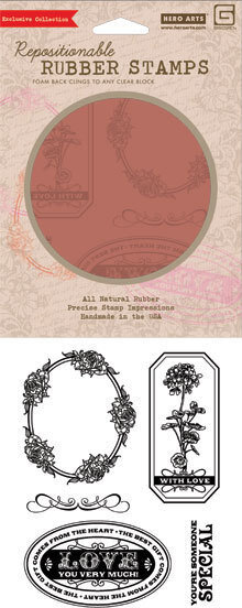 Comes From the Heart - Cling Rubber Stamp
