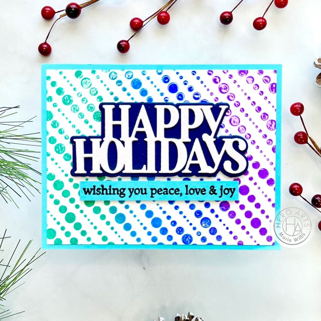 String Dots Bold Prints - Cling Stamp