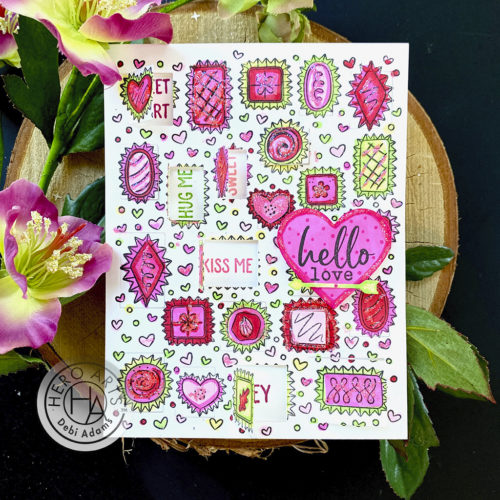 Chocolate Candy - Cling Stamp 